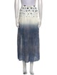 Tibi Printed Midi Length Skirt