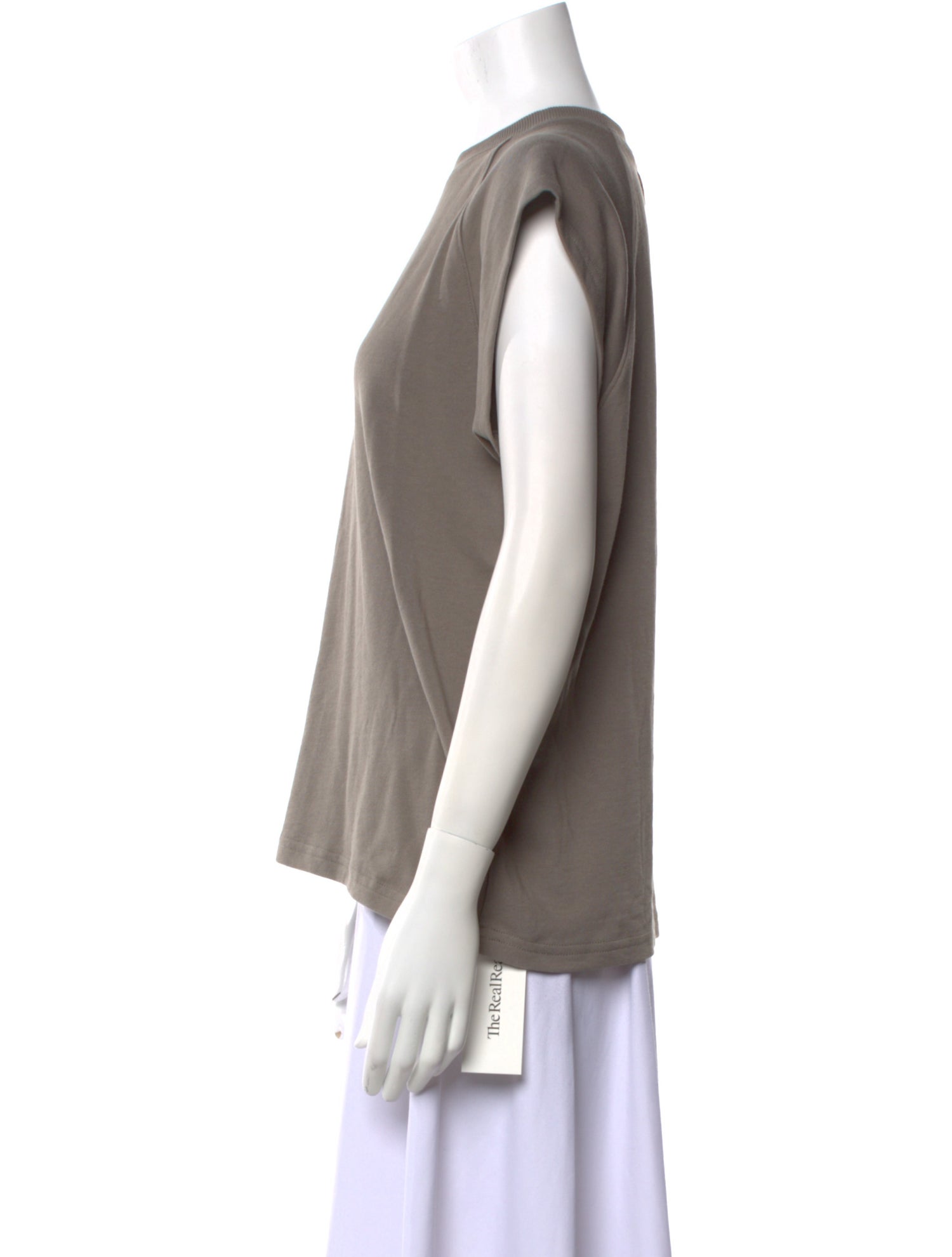 Tibi Crew Neck Short Sleeve T-Shirt