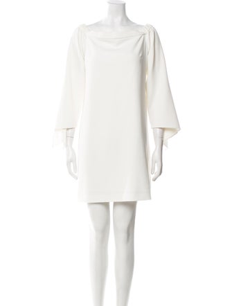 Tibi Cowl Neck Mini Dress