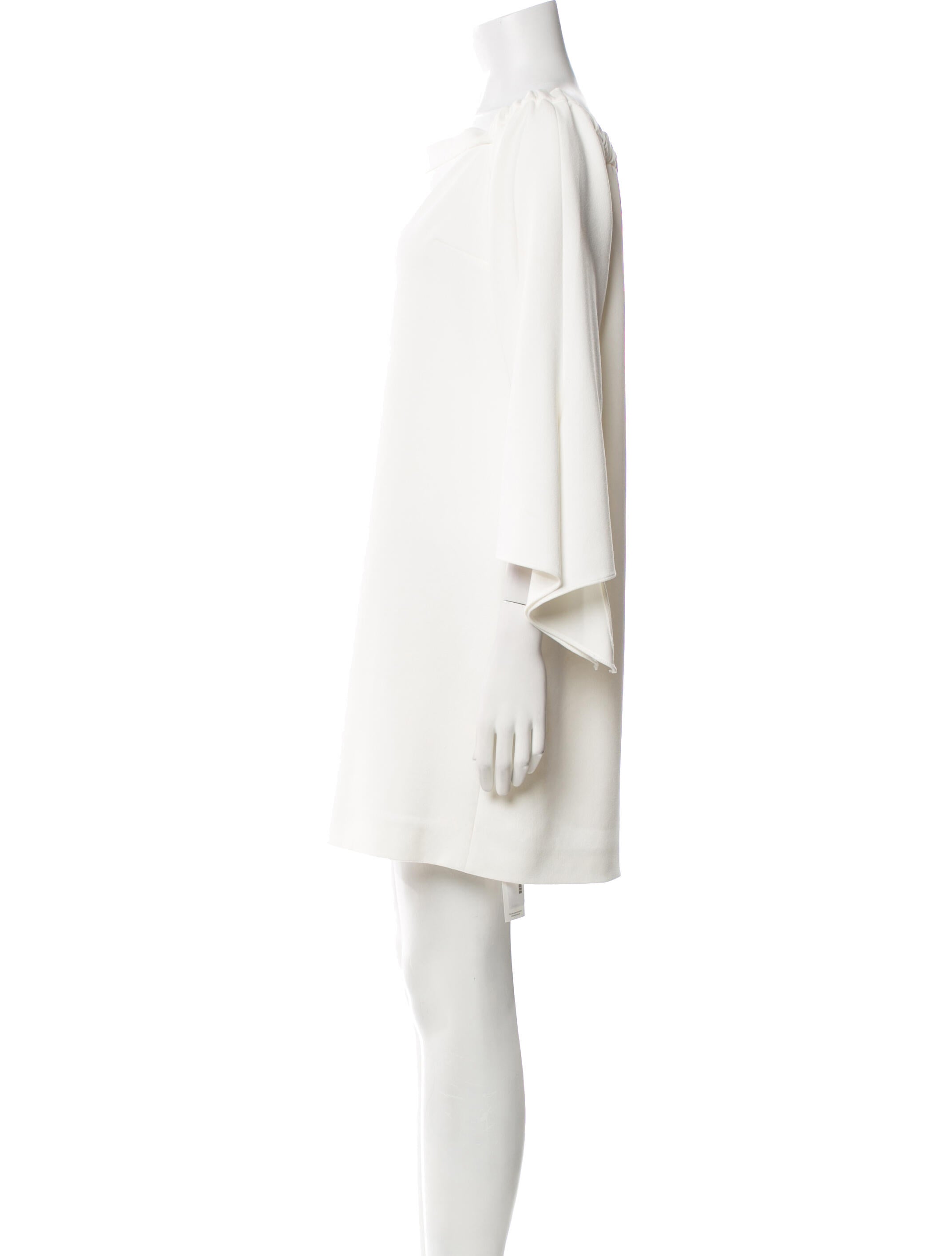 Tibi Cowl Neck Mini Dress