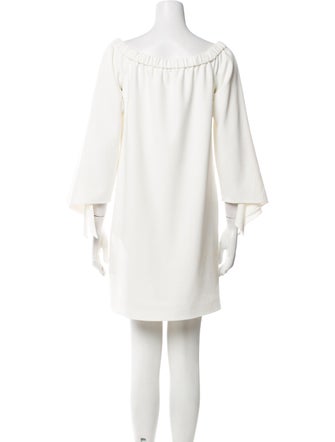 Tibi Cowl Neck Mini Dress