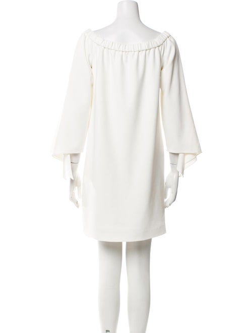 Tibi Cowl Neck Mini Dress