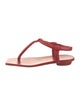 Tibi Leather T-Strap Sandals