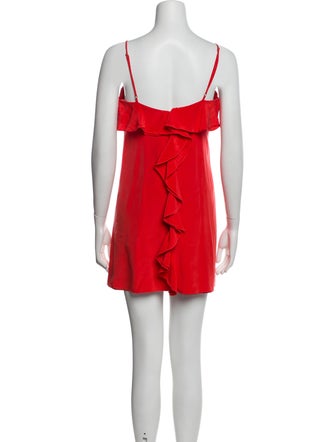 Tibi V-Neck Mini Dress