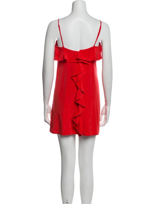 Tibi V-Neck Mini Dress