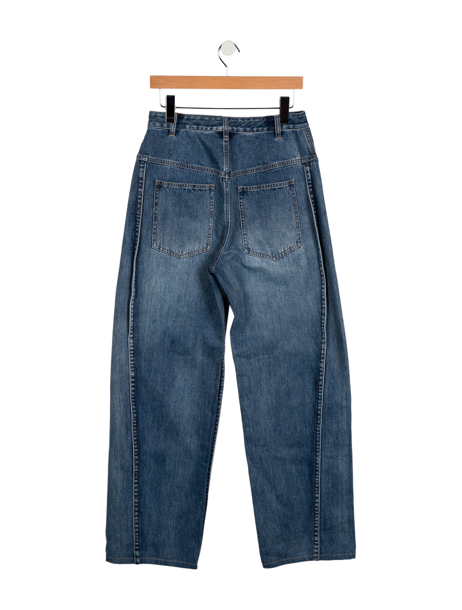 Tibi High-Rise Wide Leg Jeans