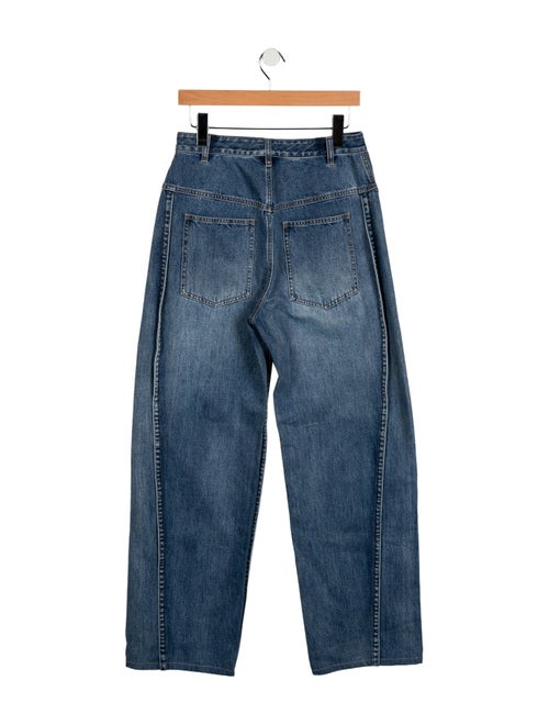 Tibi High-Rise Wide Leg Jeans