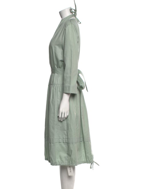 Tibi Crew Neck Midi Length Dress