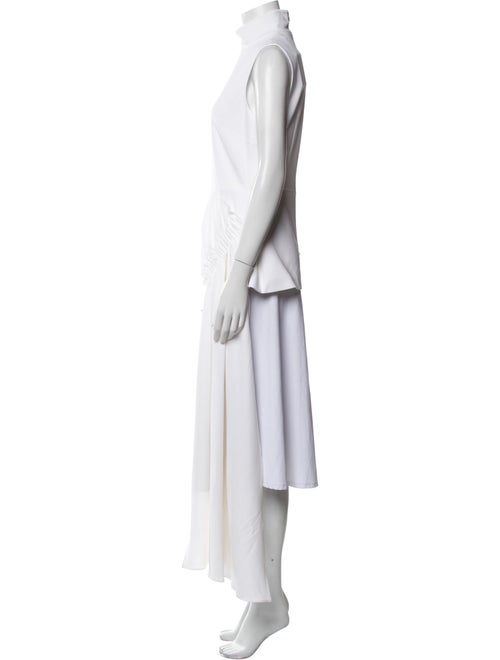 Tibi Mock Neck Sleeveless Tunic