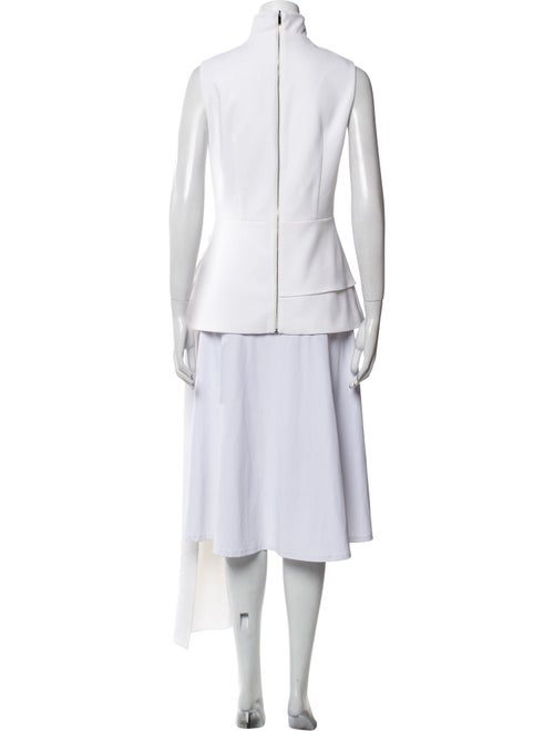 Tibi Mock Neck Sleeveless Tunic