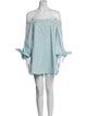 Tibi Off-The-Shoulder Mini Dress