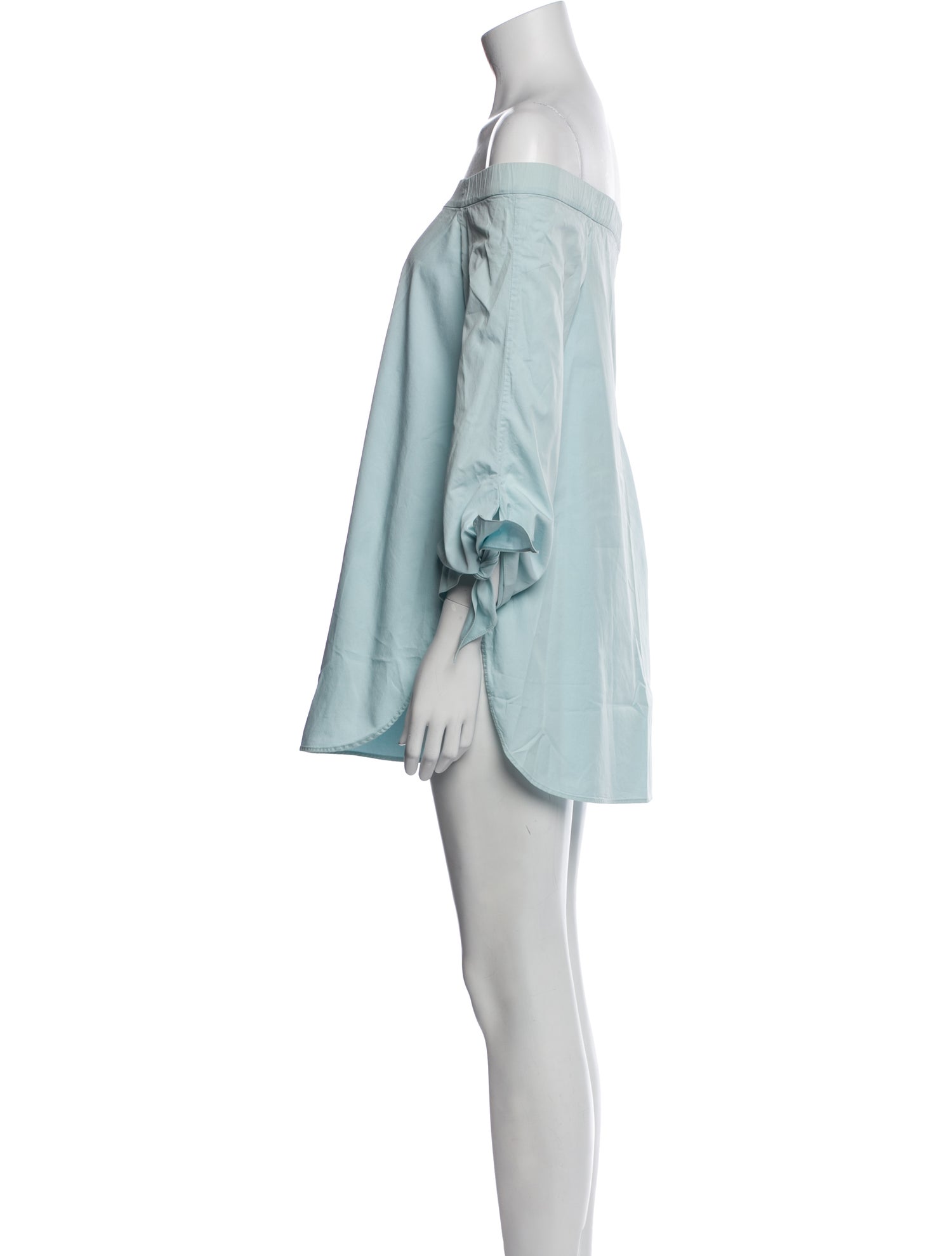 Tibi Off-The-Shoulder Mini Dress