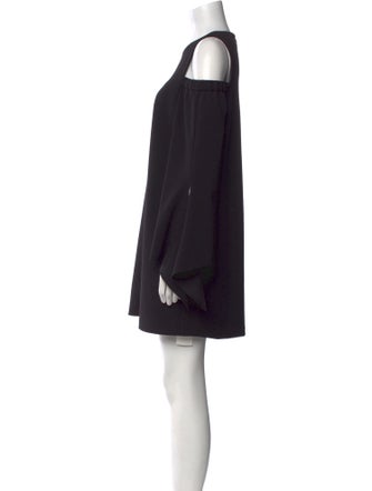Tibi Crew Neck Mini Dress