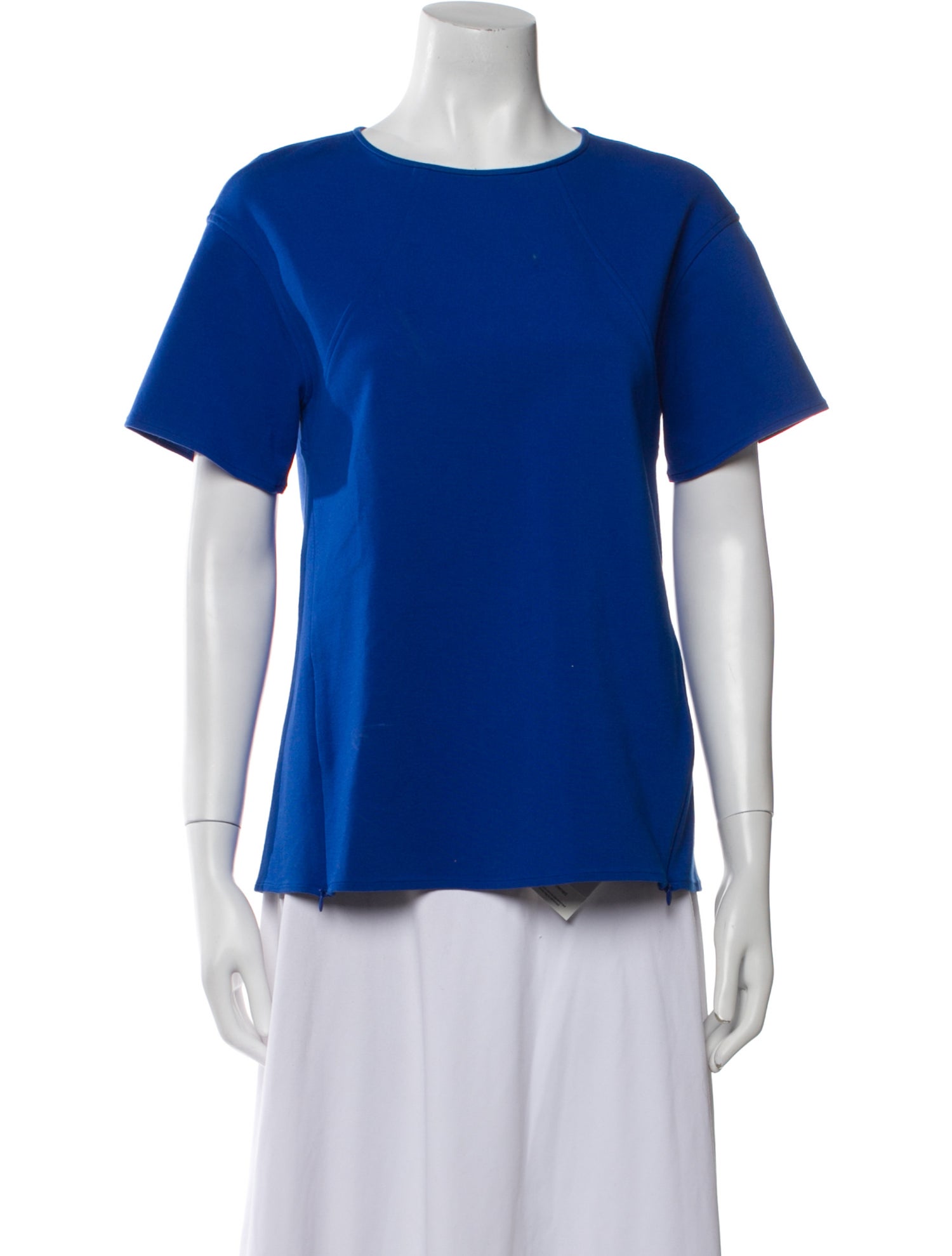 Tibi Crew Neck Short Sleeve T-Shirt