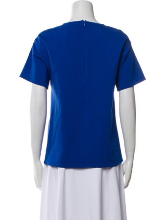 Tibi Crew Neck Short Sleeve T-Shirt
