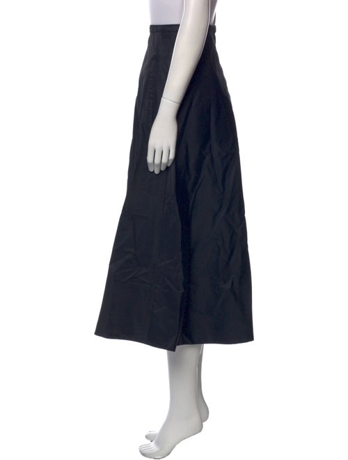 Tibi Pleated Accents Midi Length Skirt