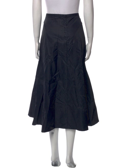 Tibi Pleated Accents Midi Length Skirt