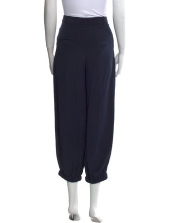 Tibi Silk Straight Leg Pants