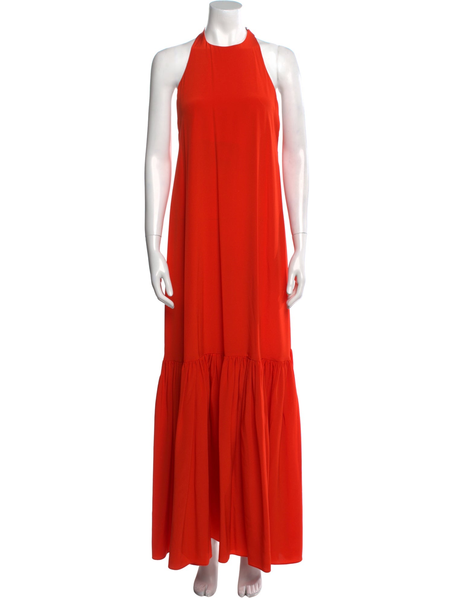 Tibi Halterneck Long Dress