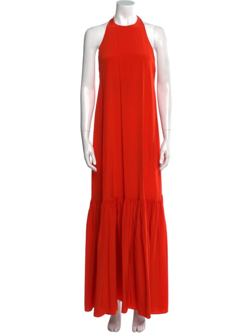 Tibi Halterneck Long Dress
