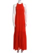 Tibi Halterneck Long Dress