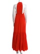 Tibi Halterneck Long Dress