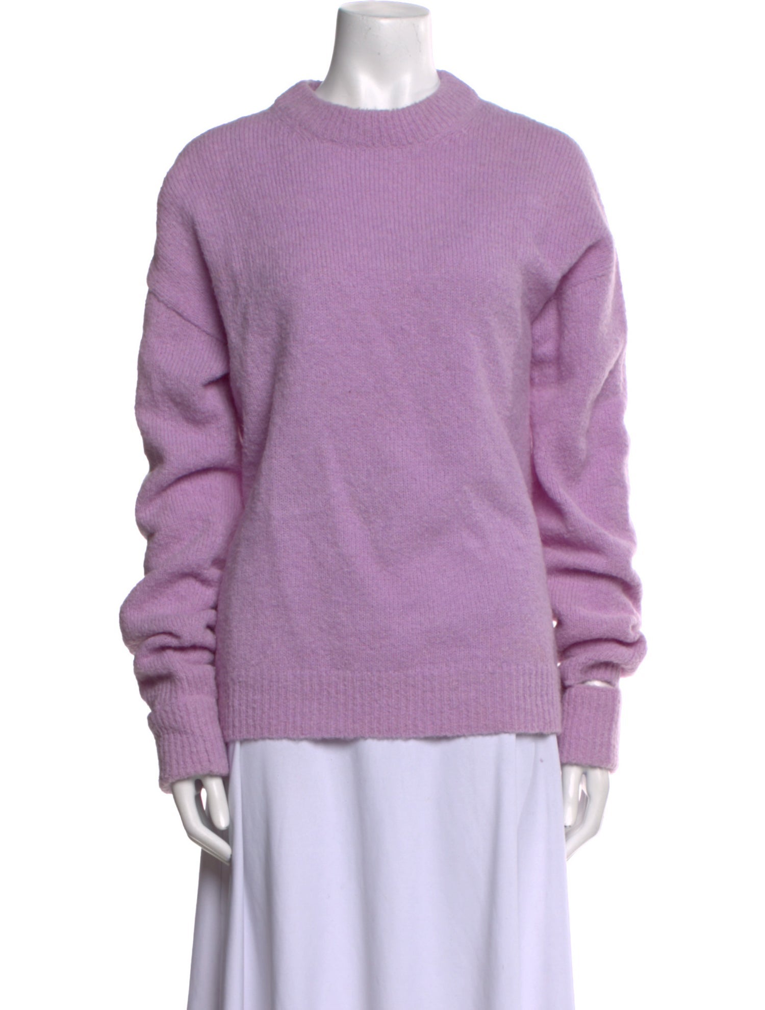 Tibi Alpaca Crew Neck Sweater