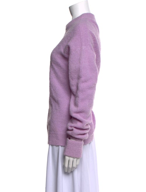 Tibi Alpaca Crew Neck Sweater