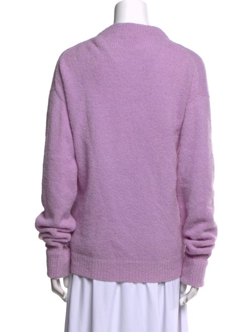 Tibi Alpaca Crew Neck Sweater