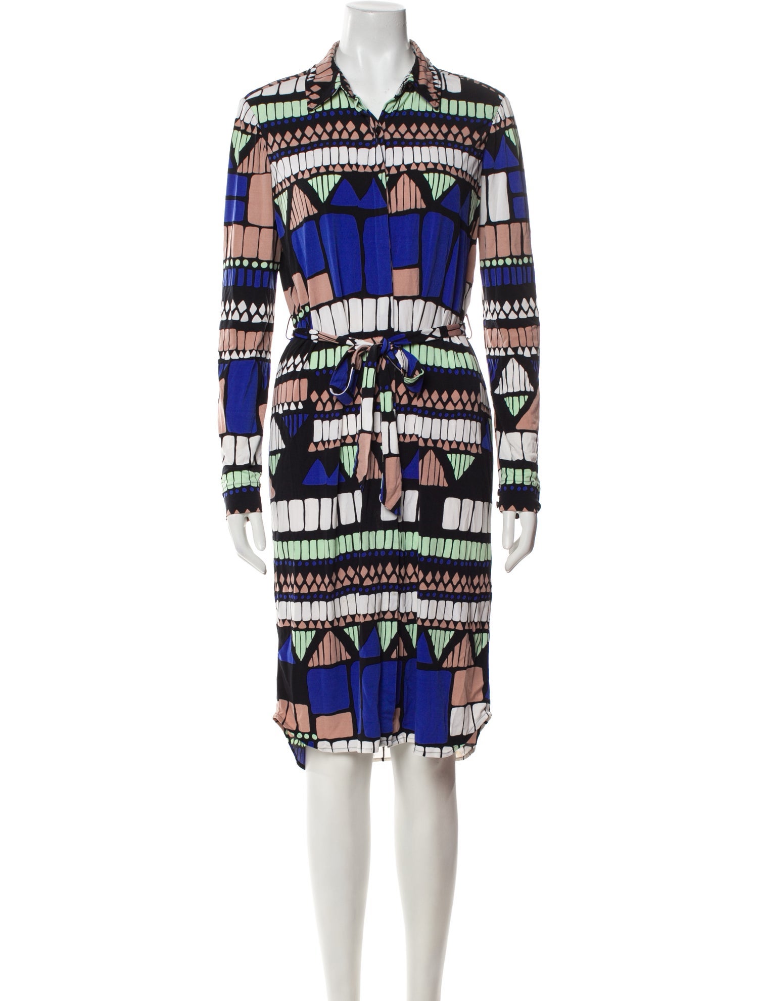 Tibi Printed Midi Length Dress