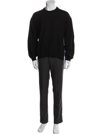 Tibi Wool Crew Neck Pullover