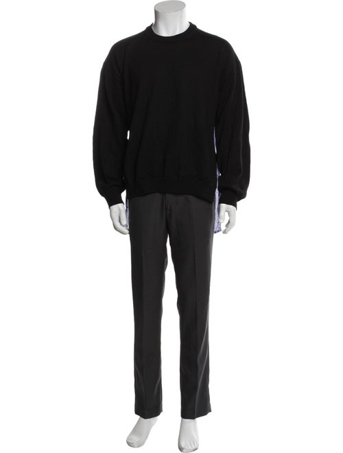 Tibi Wool Crew Neck Pullover