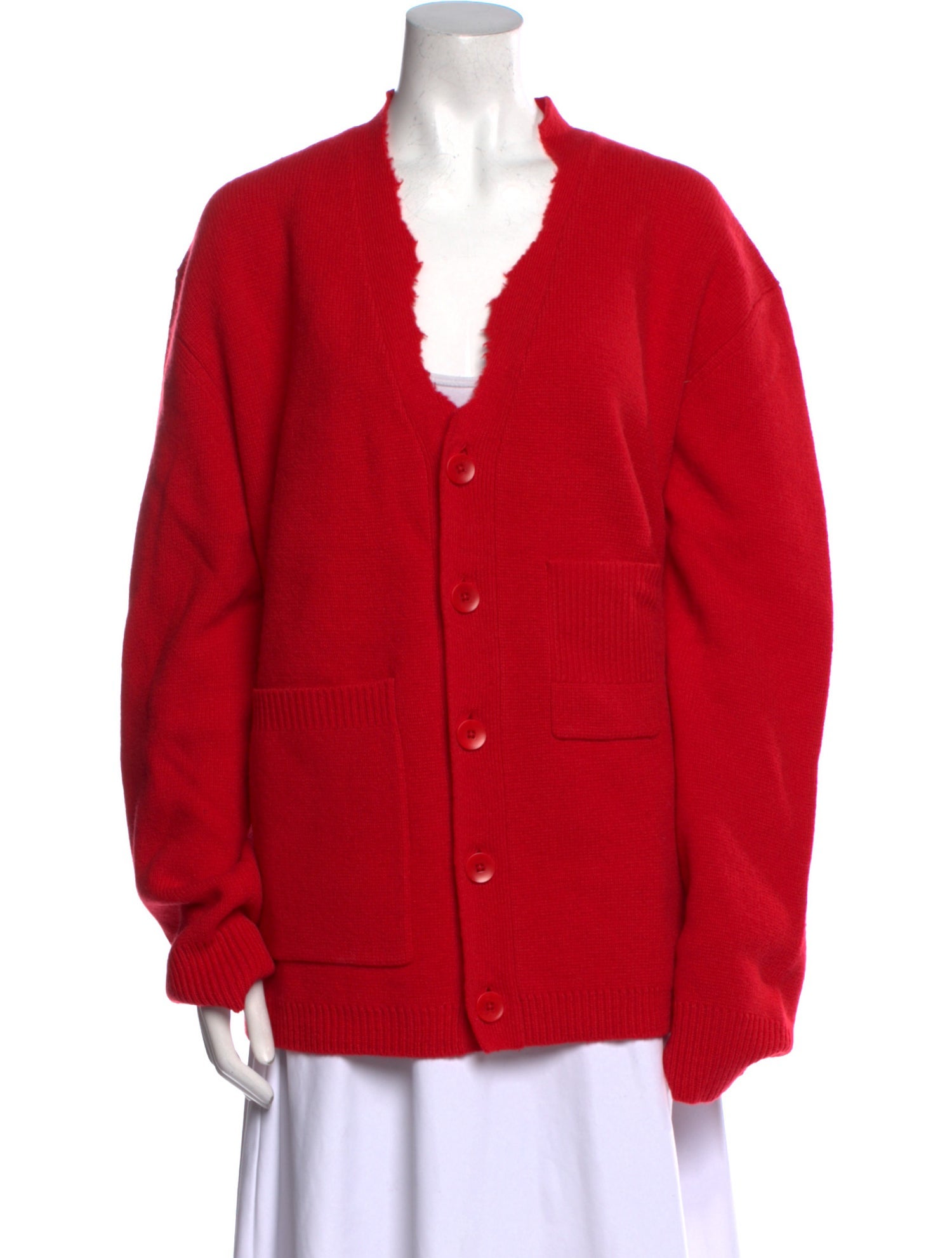 Tibi Lambswool V-Neck Sweater