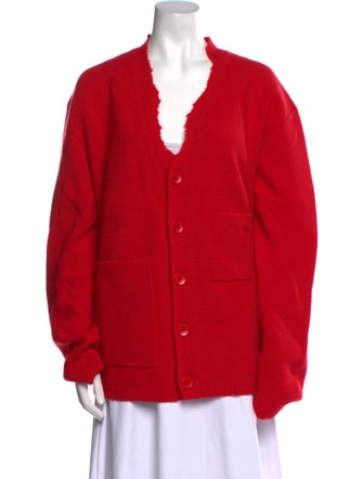 Tibi Lambswool V-Neck Sweater