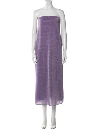 Tibi Strapless Midi Length Dress
