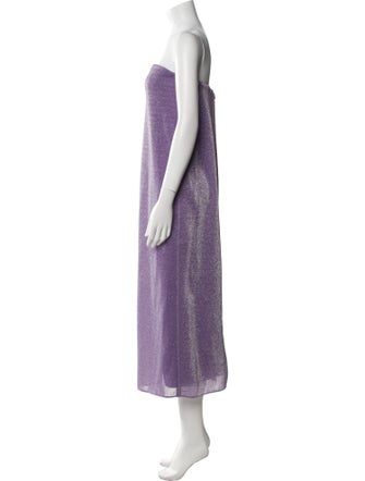 Tibi Strapless Midi Length Dress