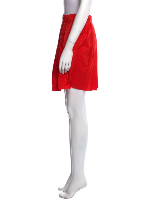 Tibi Pleated Accents Knee-Length Skirt