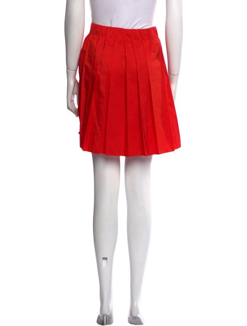 Tibi Pleated Accents Knee-Length Skirt