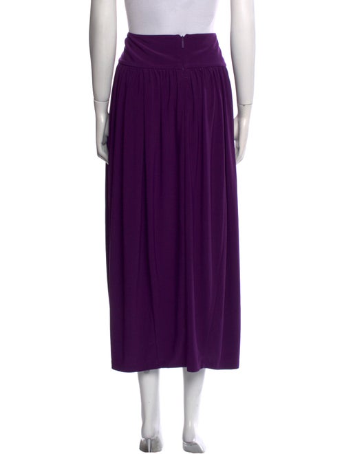 Tibi Pleated Accents Midi Length Skirt
