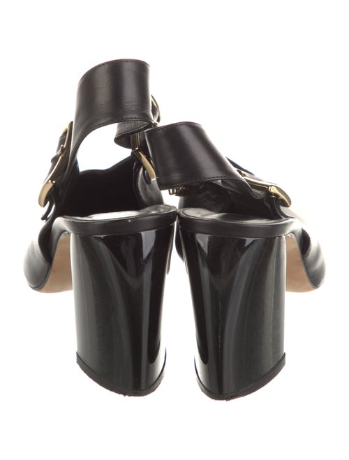 Tibi Leather Slingback Pumps