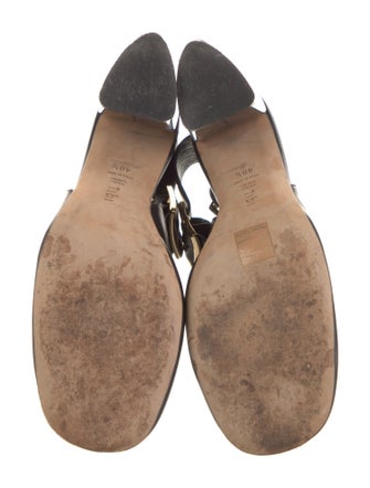 Tibi Leather Slingback Pumps