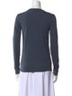 Tibi Crew Neck Long Sleeve Top