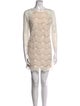 Tibi Lace Pattern Mini Dress