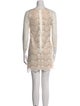 Tibi Lace Pattern Mini Dress