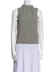 Tibi Striped Turtleneck Top