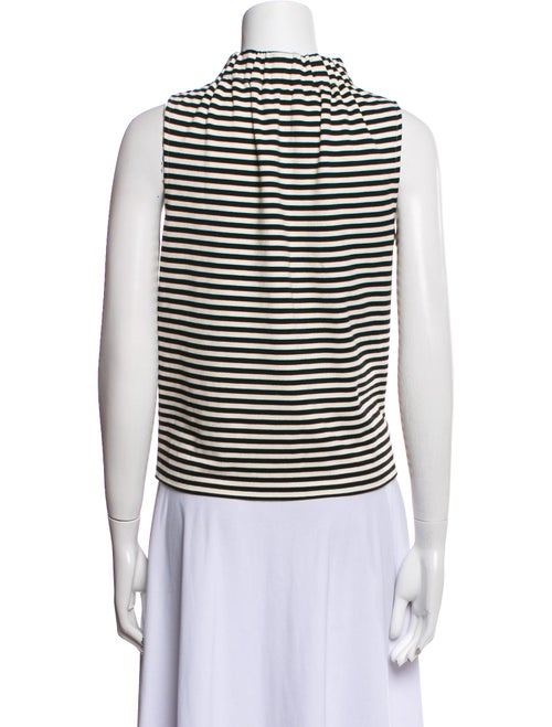 Tibi Striped Turtleneck Top