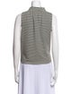 Tibi Striped Turtleneck Top