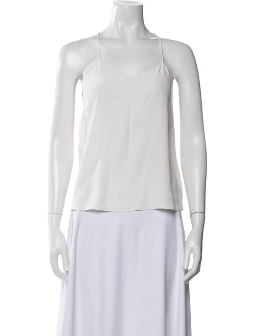 Tibi Square Neckline Sleeveless Top