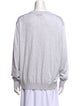 Tibi Crew Neck Long Sleeve Sweatshirt