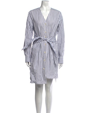 Tibi Striped Knee-Length Dress